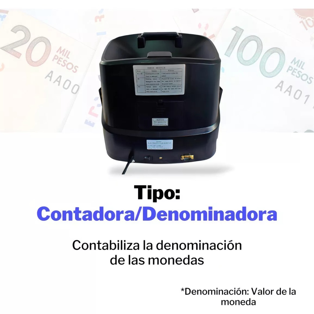Miniatura 3 de Contadora De Monedas Cuenta Separa Total